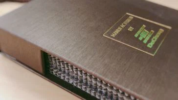 Hoogwaardig speciaal papieren voorbeeldboek