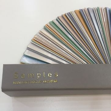 Geweven houten shades-voorbeeldboek